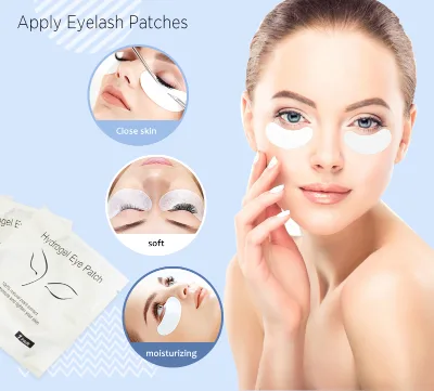 Under Eye Pads for Eyelash Extension Grafting Eyelashes Gel Pads Lashes Extension Supplies Makeup Tool