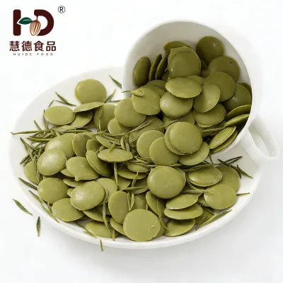 Food Grade 49%Green Tea Milk Chocolate Rich Tea Fragrance Whole Milk for Premium Confectionery