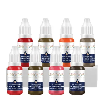 Odm Private Label Organic Permanent Makeup Lips Pigment Tattoo Ink Brow Tattoo Micropigmentation Pmu Pigments