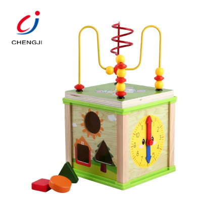 Preschool Colorful Activity Matching Children Learning Educational Wooden Toy