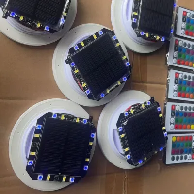 Factory Wholesale Remote Led Lights Accessories Round Led Light Base USB Charging & Battery Power Supply 16 Colors Light Stand