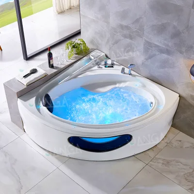 High Quality Massage Bathtub  Indoor Whirlpool Hot Tubs Freestanding Bathroom Bathtub with TV