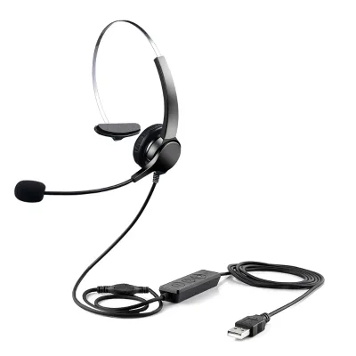 Dual ENC Noise Cancelling Headphone Call Center Office Business Telephone Headset With Microphone