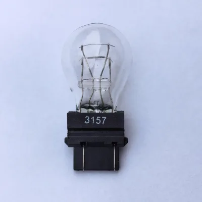 3157 Halogen Bulb 12V 21/5W Clear Glass Auto Brake Tail Turn Signal Light Universal Car Aftermarket Replacement Lamp