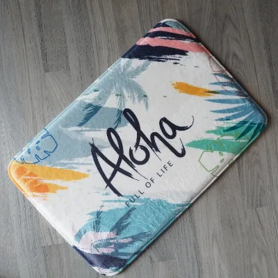 Ru Manufacturer Wholesale Hot Sale Polyester Modern Design Mat Absorbent Comfortable Non-Slip Children Pet Friendly Home Use