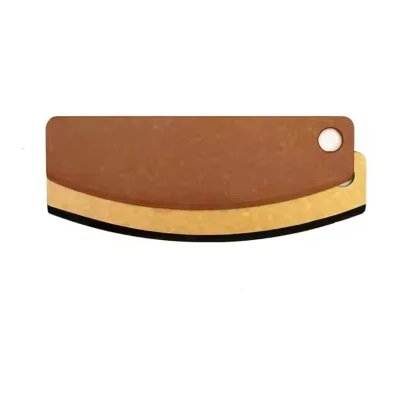 Hot-selling Premium Antimicrobial Wood Fiber Pizza Knife Slicer Dishwasher Safe Best Composite Pizza Noodle Knife Baking Tool