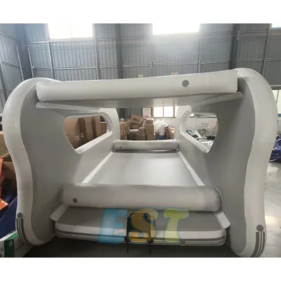 Electric Solar Powered Sailing Yacht Inflatable Water Boats with Electric Engine Inflatable Boat Drop Stitch Water Party Boat