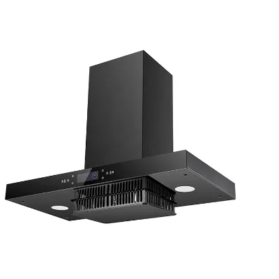 Hot Selling Wall-mounted Chimney Hood Household Range Hood Kitchen Appliance Touch Control 90cm Hood with LED Light