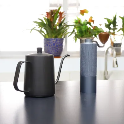 Stainless Steel Coffee Bean Grinder for Hand Brewed Coffee Tool With Adjustable Grinding Degree