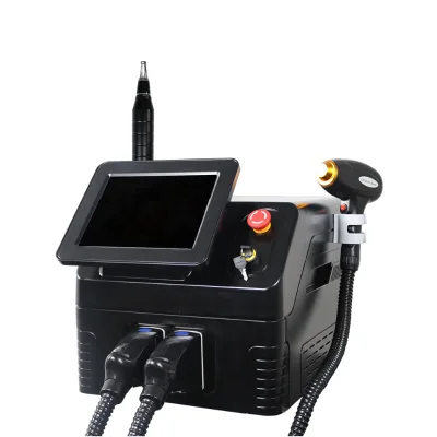 Wholesale Price 2 in 1 Pico Diode Picosecond Tattoo Removal Ice Diodo Lasersings Hair Machine Portable