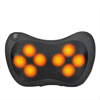 4 Emulation Gmassage Nodes Black Relaxation Body Vibrator Back Massage Pillow