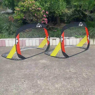 Euro Portable Training Folding Pop up Football Soccer Goal Set