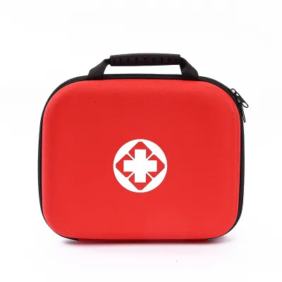 Wholesale Portable EVA Material First Aid Bag Zipper Closure Medical Storage Bag for Outdoor Travel Camping Hiking Car