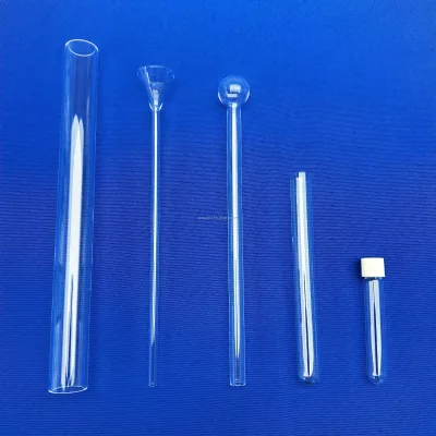 GLS-K Customized Hot Working Blown Glassware BET Ball Glass Pipe Diameter 20mm BET Quartz Glass Tube Accessories