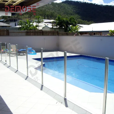 High Quality Aluminum Pool Railing Channel Profile for Glass Railing Designs