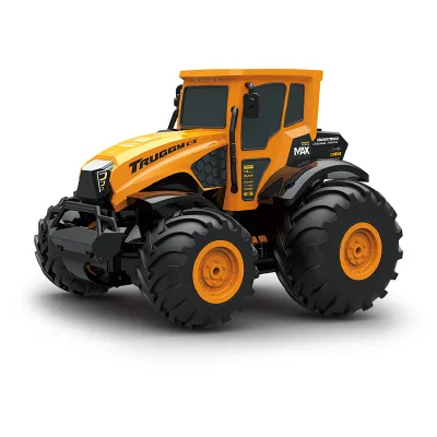 Remote Control Farm Tractor RC Farmer's Vehicle Amphibious Electric 4WD Upturned Head Stunt Waterproof Anti-collision Truck Toy