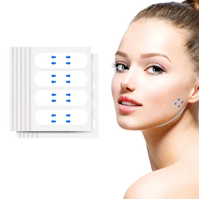 40 Pcs Women Double Invisible Thin Face Stickers Bands Neck Eye Instant Face Lift Tape Face Patch for Wrinkles