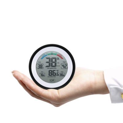 Circular Touch Hygrometer Home Digitalelectronic Thermometer  Indoor comfort Hygrometer