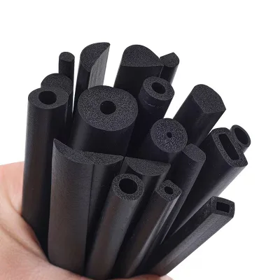 Epdm Foam Round Black Sponge Rubber Strip Waterproof Round Rubber Strip O-shaped Sealing Strip Round Stick