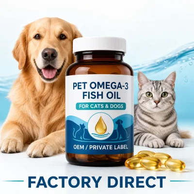 Pet Fish Oil 0 Omega-3 - Pet Cat and Dog Health Pet Nutrition Product