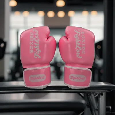 Premium PU Leather Boxing Gloves, Maximum Wrist Support & Shock Absorption, for Sparring and Heavy Bag