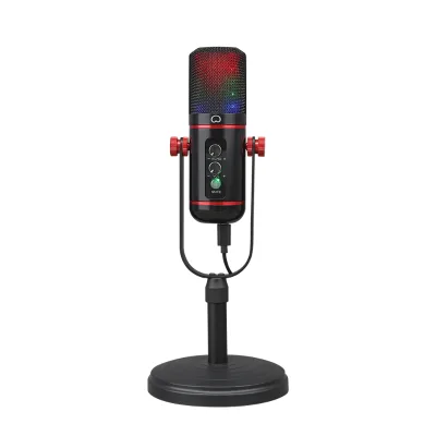USB Desktop Capacitive Microphone Mobile Phone Computer Live Home Game Recording With Wired Microphone