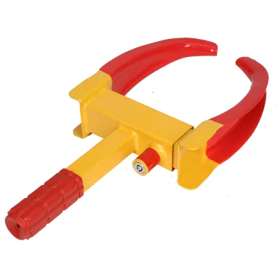 Anti-theft Adjustable Portable Steel Car Wheel Clamp Lock Set