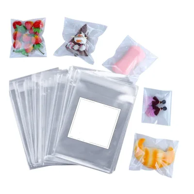 8*12cm High Quality Opp Bag Custom Different Size Clear Transparent Opp Bag Self-adhesive Plastic Poly Bag