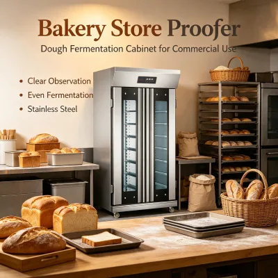 Commercial Fermentation Cabinet Dough Proofer Fermenter Stable Humidity Control Model G03 1 Year Warranty for Steamed Bun