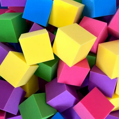 Safe Foam Pit Blocks for Amusement Parks, Trampoline Parks, Gymnastics Centers, and Adventure Playgrounds