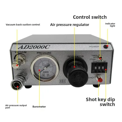 AD-2000 Japanese DIP Switch Dispenser, High-precision Dispensing Controller with Suction Function, IEI Glue Dispensing Machine