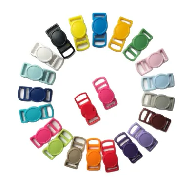 Webbing Clasp Bright Color 10mm Strap Compatible Lock Clip Kitten Puppy Collar Making Pet Plastic Side Release Buckle