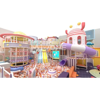 Business Plan Play Area Set De Equipment Indoor Soft Play Naughty Castle Playground Pastel Color Safety Kids Indoor Trampoline
