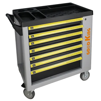 Oem Professional 7 Drawers Plastic Top Tool Box/tool Cabinet With Wheels