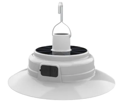 Everstar Solar Camping Lamp Adjustable Multifunction Portable USB Rechargeable High Brightness Lithium Battery