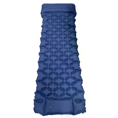 Waterdichte Opvouwbare Opblaasbare Buitenreismat Zelfopblazende Mat Slaapkussen Campingmat