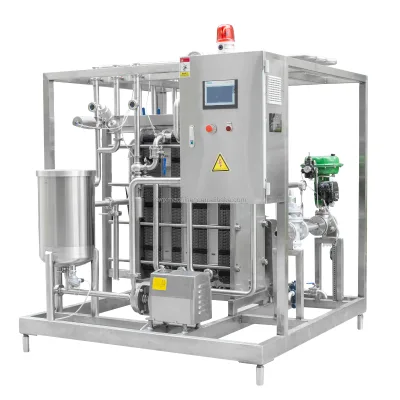 Small Scale Milk Fruit Juice Ice Cream Yogurt Plate Type Uht Sterilizer Equipment