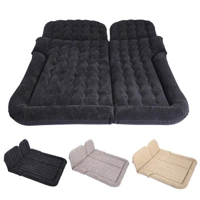 Car Air Bed Cushion Portable Travel Bed Flocking for Car SUV