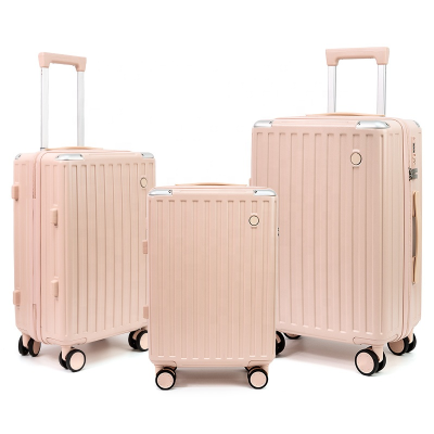 Maleta Cabina Bagage Travel Luggage Bags Cases Women Pink Suitcase Set