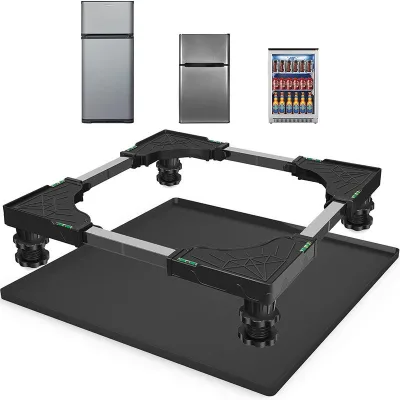 Mini Fridge Durable Silicone Mat with Raised Edge Refrigerator Floor Mat  Anti-dirty Refrigerator Freezer Pad