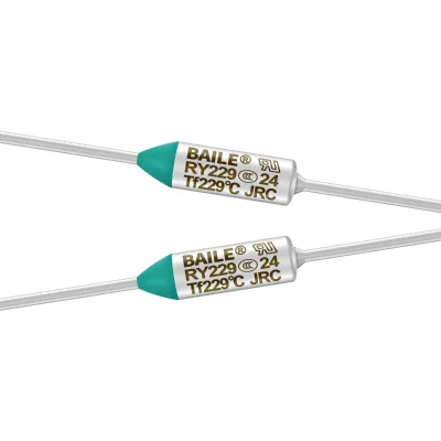 China Manufacturer OEM ODM Custom Metal Thermal Fuse RY Type RY229 229 Degree 10A/250V Thermal Fuse