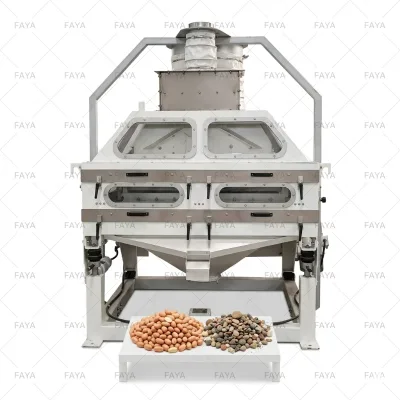 High Precision Gravity Grain Destoner and Grader Machine Automatic Stone Remover for Small Solids and Impurities Separation