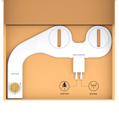 Dual Nozzle Cold Water Toilet Attachment for Toilet