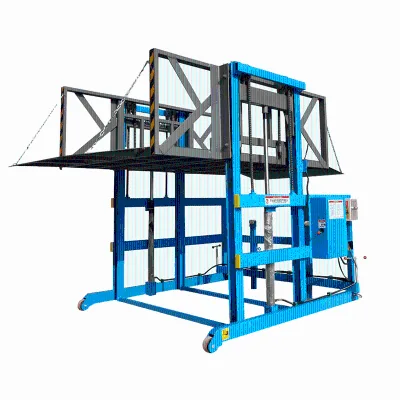 2 Ton Mobile Electro-Hydraulic Elevator Unloading Platform Construction Metal Artifact Electric Cargo Lifting Ladder Cable Sling