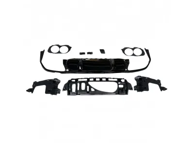 2021-2023 Mercedes E-Class W213 E53 AMG Rear Lip Kit with Black Trim