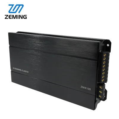 High Power 4 Channel Class D Monoblock Amplifier100W X 4 RMS 400W Max Variable HPF LPF Bass Boost for Car Speaker Audio System