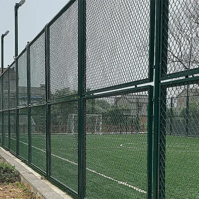 Versatile Outdoor Sports Ground Court Fence Custom Height Width for Football Playground Boundary Net Fence
