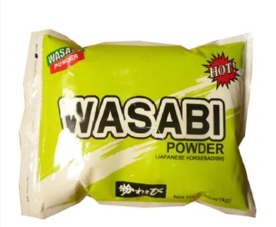 Authentic China Mustard Sauce 1kg Spicy Sushi Seasoning in Pasty Form in Bag