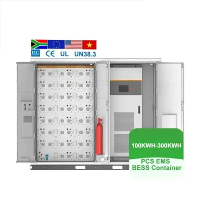 High Quality 200 kwh 215kwh Energy Storage System 100kw PCS Outdoor Industrial Commercial Energy Storage Battery Cabinet