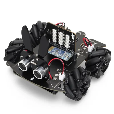 Tscinbuny ZYC0094 Rechargeable Chassis Expansion Ports Line Tracking Obstacle Avoidance DIY Robot Car Kit for Coding